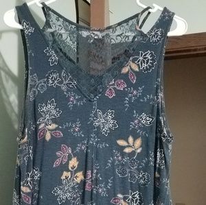 Two in one look tank top